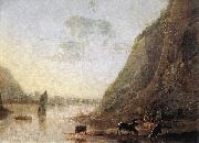 CUYP, Aelbert River-bank with Cows sd oil on canvas